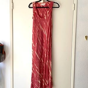 VELVET BY GRAHAM & SPENCER midi tie dye dress